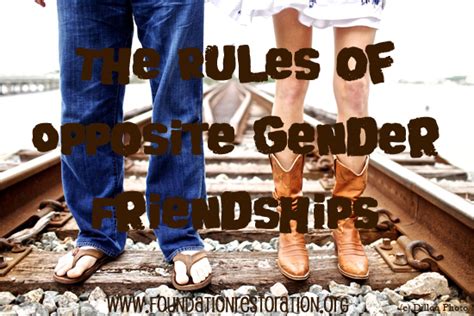 The Rules of Opposite Gender Friendships